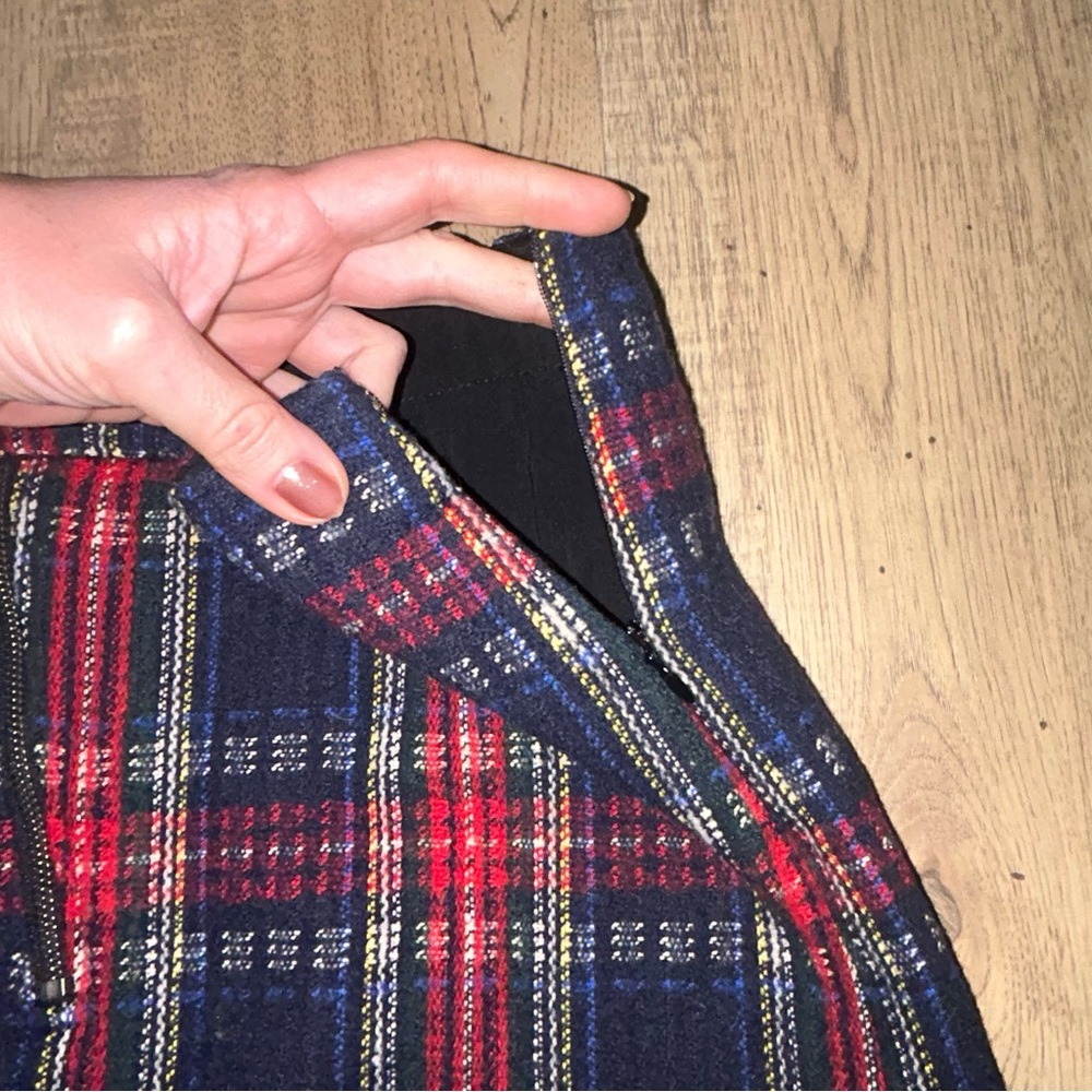 NWT Free People Plaid Skirt Skort - Picture 7 of 9